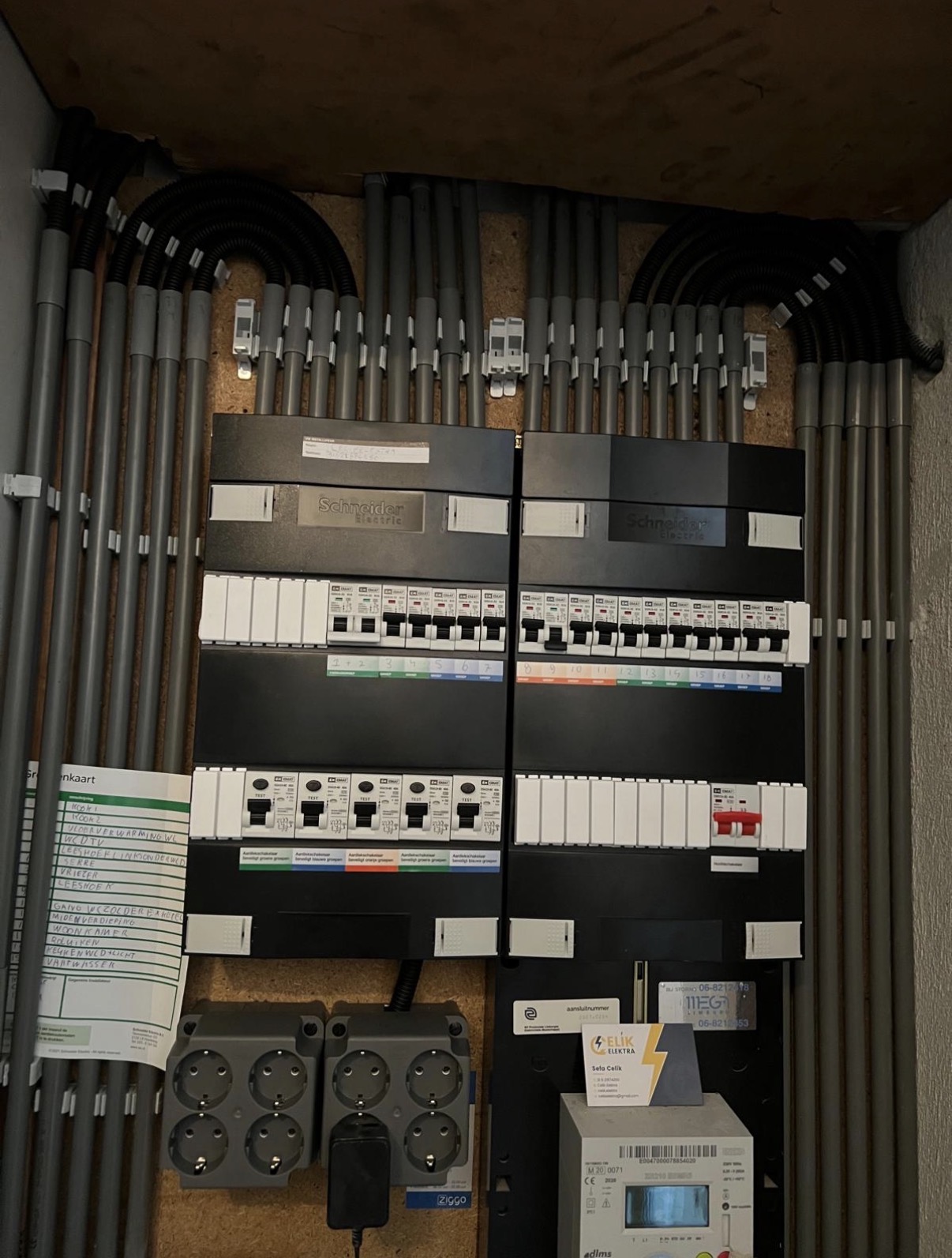 Groepenkast installatie